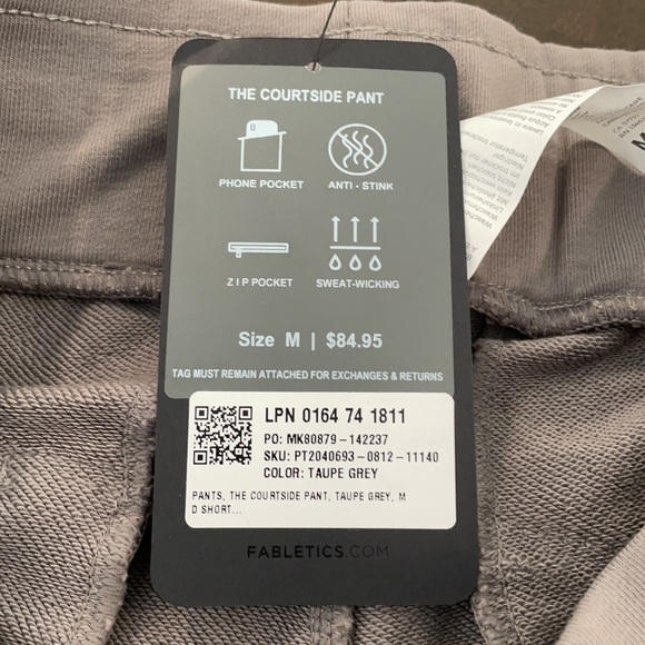 FABLETICS MEN JOGGERS PANTS - COURTSIDE - Picture 9 of 9